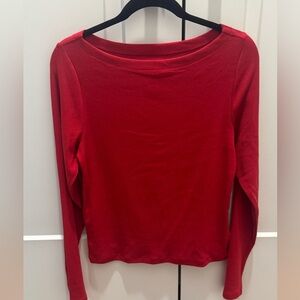 GAP boatneck ribbed “cropped”